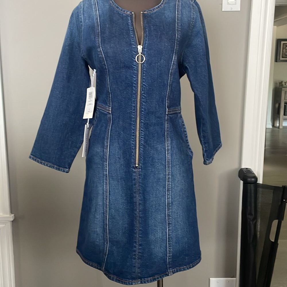 ARITZIA JACKIE DENIM DRESS 6